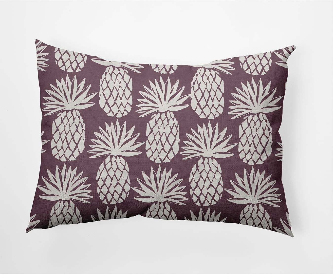 Simply Daisy 14" x 20" Pineapple Pattern Nautical Decorative Indoor Pillow