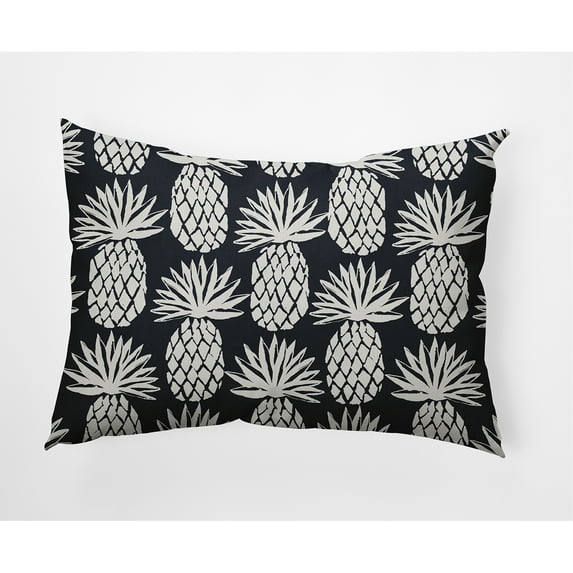 Simply Daisy 14" x 20" Pineapple Pattern Nautical Indoor/Outdoor Throw Pillow