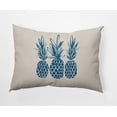 thumbnail image 1 of Simply Daisy 14" x 20" Pineapples Decorative Throw Pillow, Autumn Blue, 1 of 3