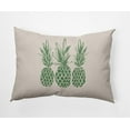 thumbnail image 1 of Simply Daisy 14" x 20" Pineapples Decorative Throw Pillow, Sage, 1 of 3