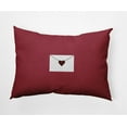 thumbnail image 1 of Simply Daisy 14" x 20" Love Letter Valentines Indoor/Outdoor Lumbar Pillow, 1 of 3