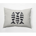 thumbnail image 1 of Simply Daisy 14" x 20" Puzzle Fish Nautical Decorative Indoor Pillow, 1 of 3