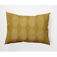 thumbnail image 1 of Simply Daisy, 14" x 20" Pyramid Stripe Gold Decorative Abstract Outdoor Throw Pillow, 1 of 3