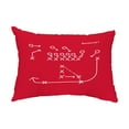 thumbnail image 1 of Simply Daisy, 14" x 20" Reverse! Red Abstract Decorative Outdoor Pillow, 1 of 1