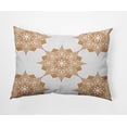 thumbnail image 1 of Simply Daisy, 14" x 20" Rhapsody Gold Decorative Abstract Outdoor Throw Pillow, 1 of 3