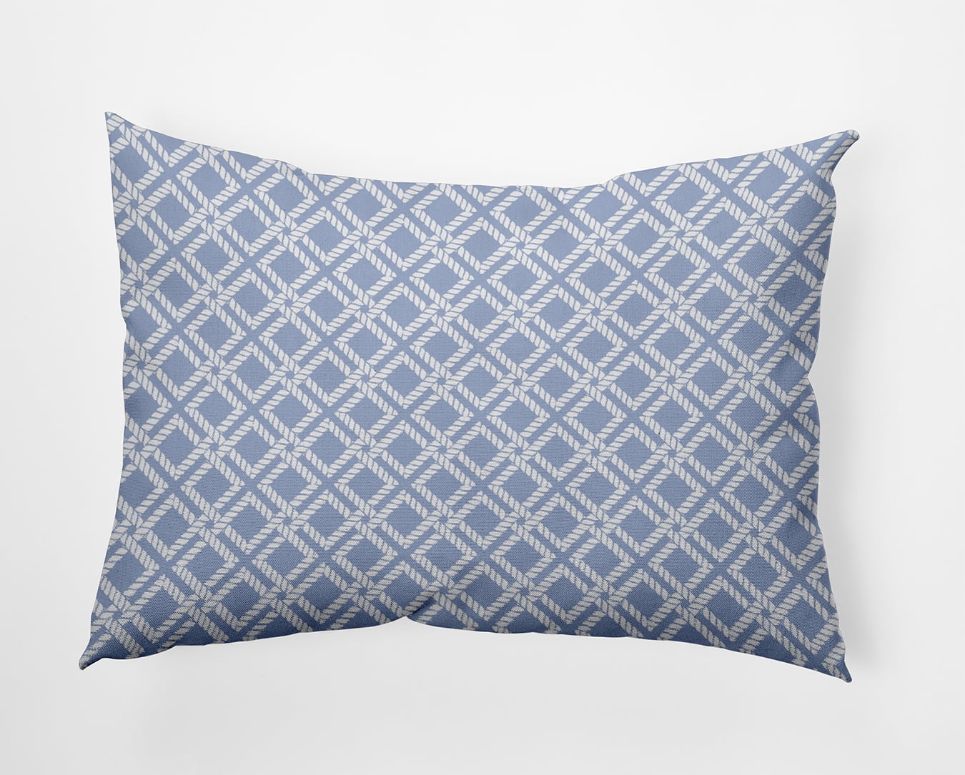Simply Daisy 14" x 20" Rope Rigging Decorative Throw Pillow, Peri (1 count)