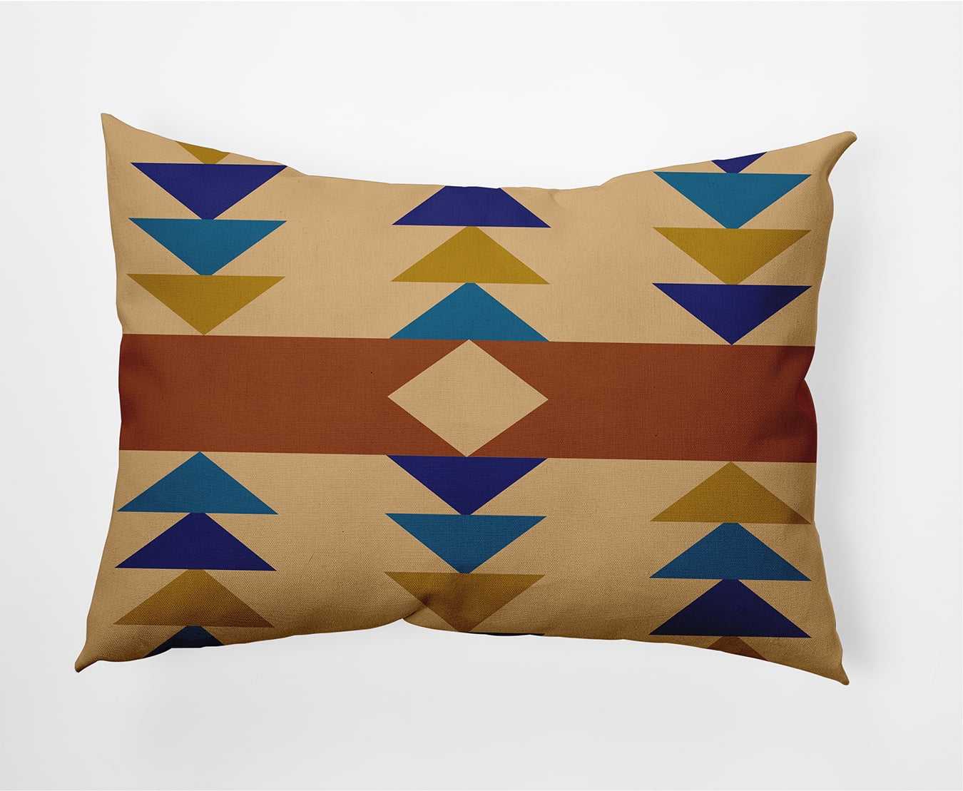 Simply Daisy 14" x 20" Sagebrush Indoor/Outdoor Polyester Throw Pillow, Pale Gold