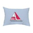 thumbnail image 1 of Simply Daisy, 14" x 20" Sail Away Blue Nautical Decorative Outdoor Pillow, 1 of 1