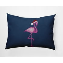 Simply Daisy 14" x 20" Snow Bird Outdoor Throw Pillow