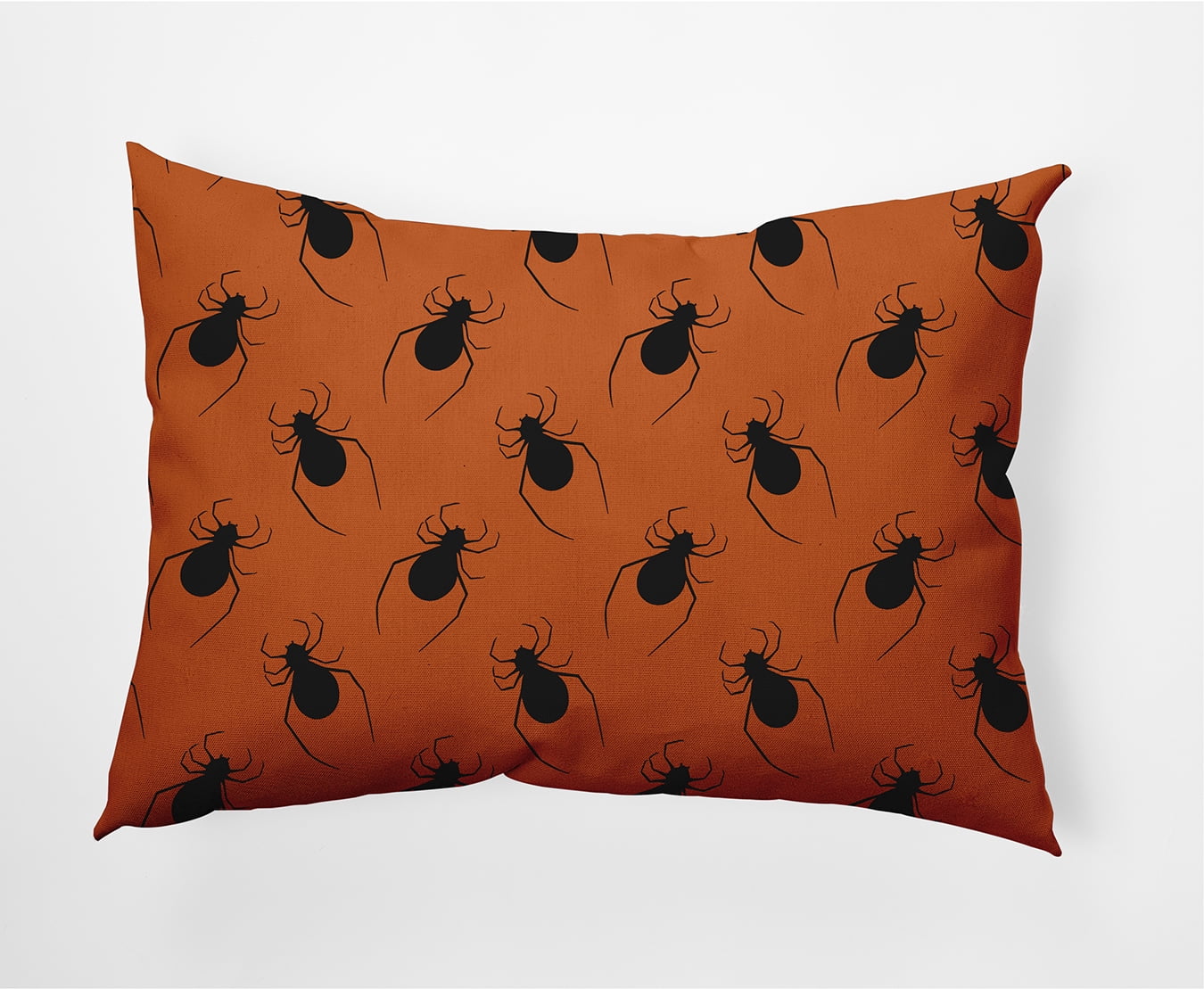 Simply Daisy 14" x 20" Spider Pattern Decorative Throw Pillow, Dusty Orange