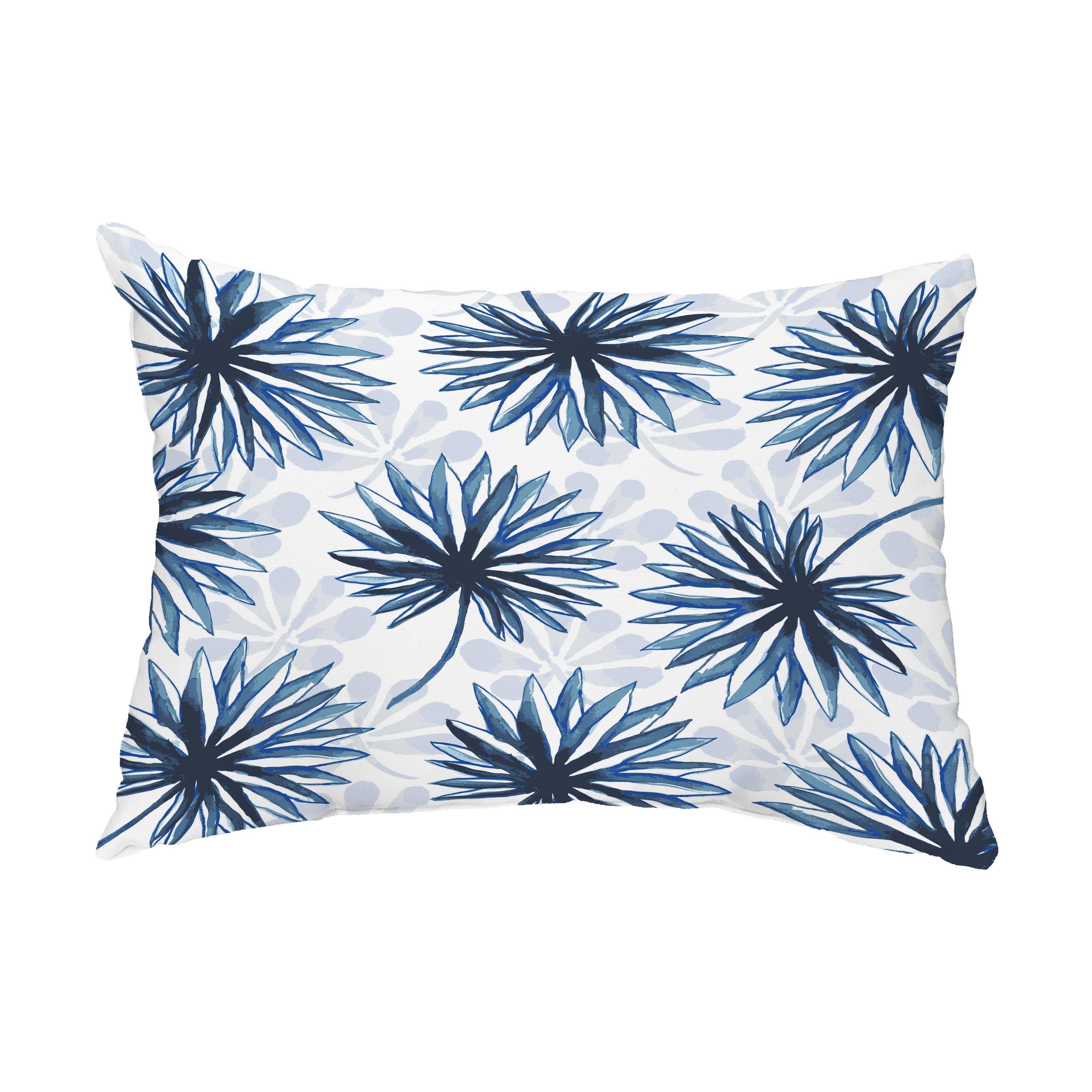 Simply Daisy, 14" x 20" Spike and Stamp Blue Floral Decorative Outdoor