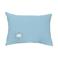 thumbnail image 1 of Simply Daisy, 14" x 20" Star's Corner Light Blue Decorative Hanukkah Outdoor Pillow, 1 of 1