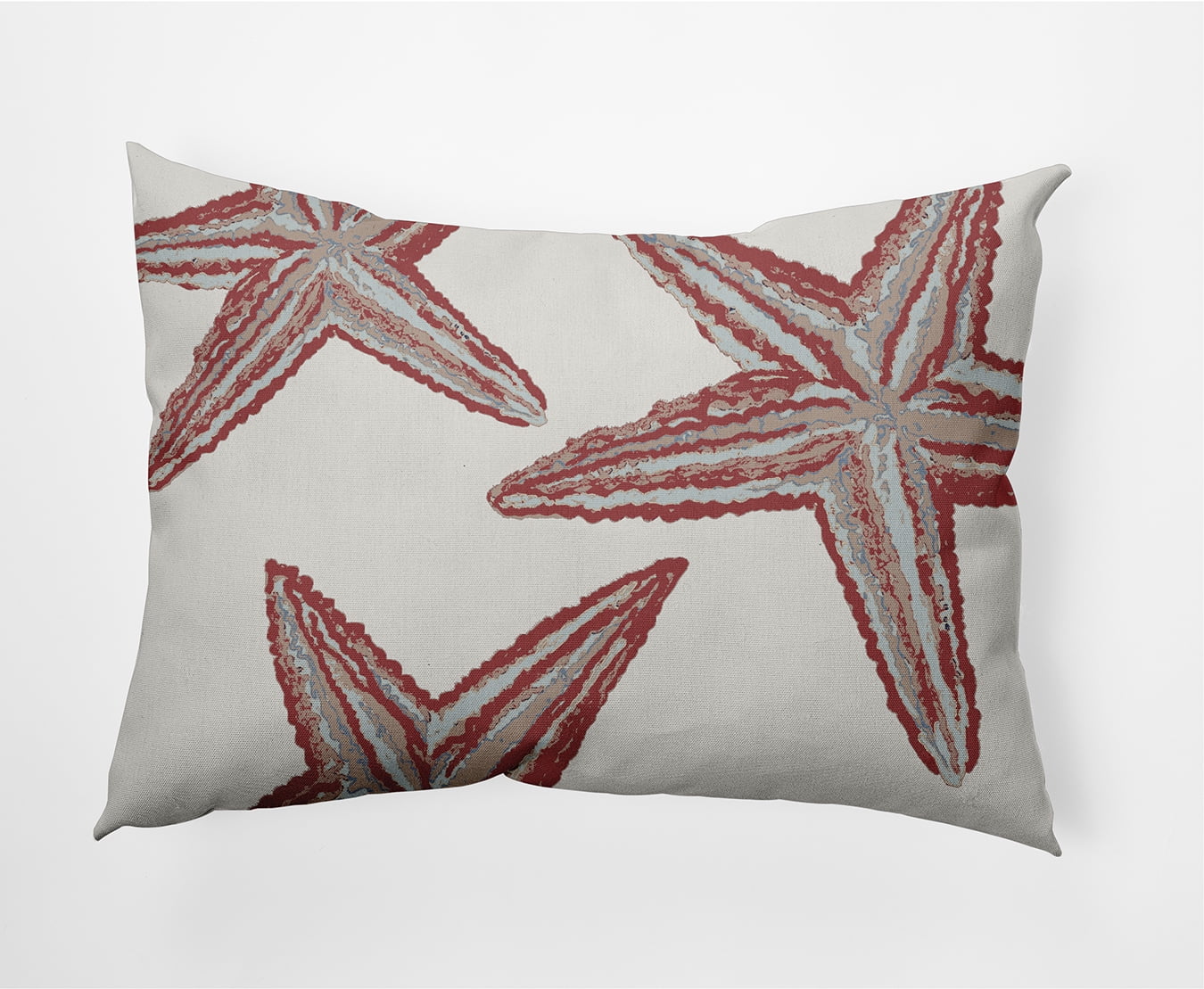 Simply Daisy 14" x 20" Starfish Constellation Nautical Decorative Indoor Pillow