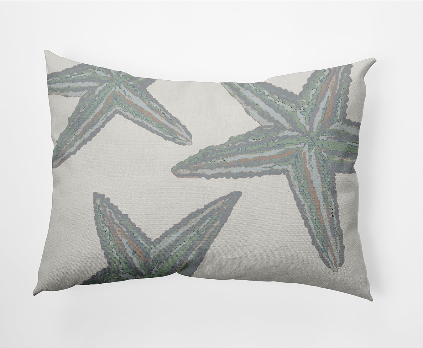 Simply Daisy 14" x 20" Starfish Constellation Nautical Decorative Indoor Pillow