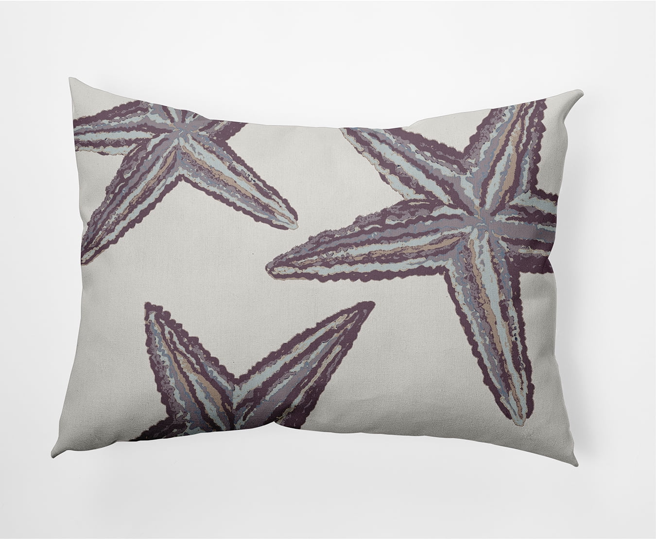 Simply Daisy 14" x 20" Starfish Constellation Nautical Indoor/Outdoor Throw Pillow