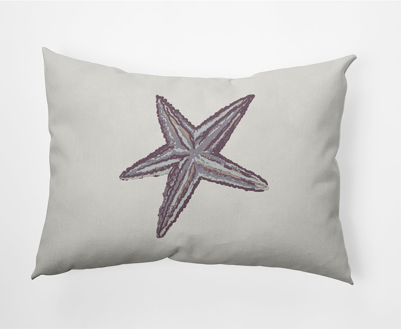 Simply Daisy 14" x 20" Starfish Nautical Decorative Indoor Pillow