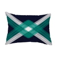 thumbnail image 1 of Simply Daisy, 14" x 20" String Art Navy Blue Decorative Nautical Outdoor Pillow, 1 of 1