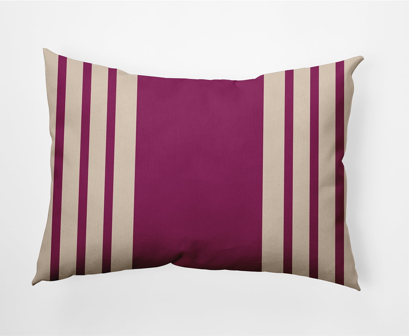 Simply Daisy 14" x 20" Stripe Decorative Throw Pillow, Dusty Rose