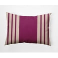 thumbnail image 1 of Simply Daisy 14" x 20" Stripe Decorative Throw Pillow, Dusty Rose, 1 of 3