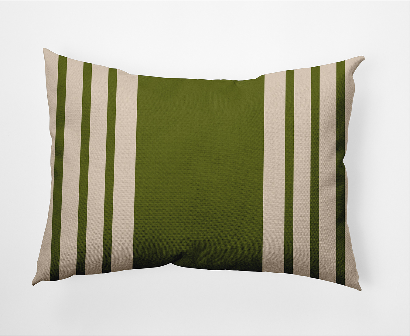 Simply Daisy 14" x 20" Stripe Decorative Throw Pillow, Olive