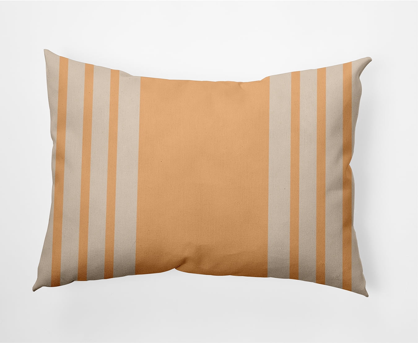 Simply Daisy 14" x 20" Stripe Indoor/Outdoor Polyester Throw Pillow, Pale Gold