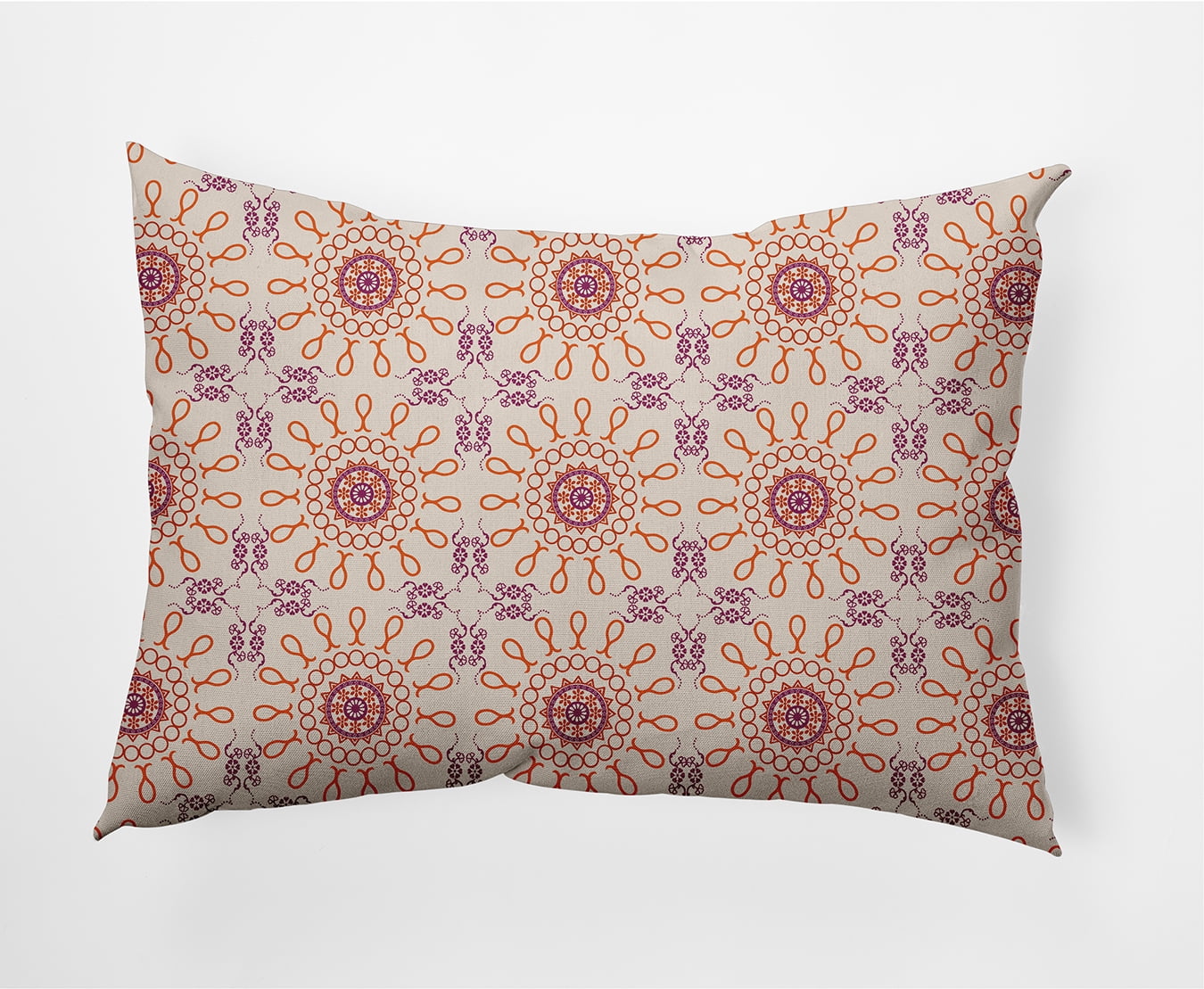 Simply Daisy 14" x 20" Sun Tile Decorative Throw Pillow, Sienna