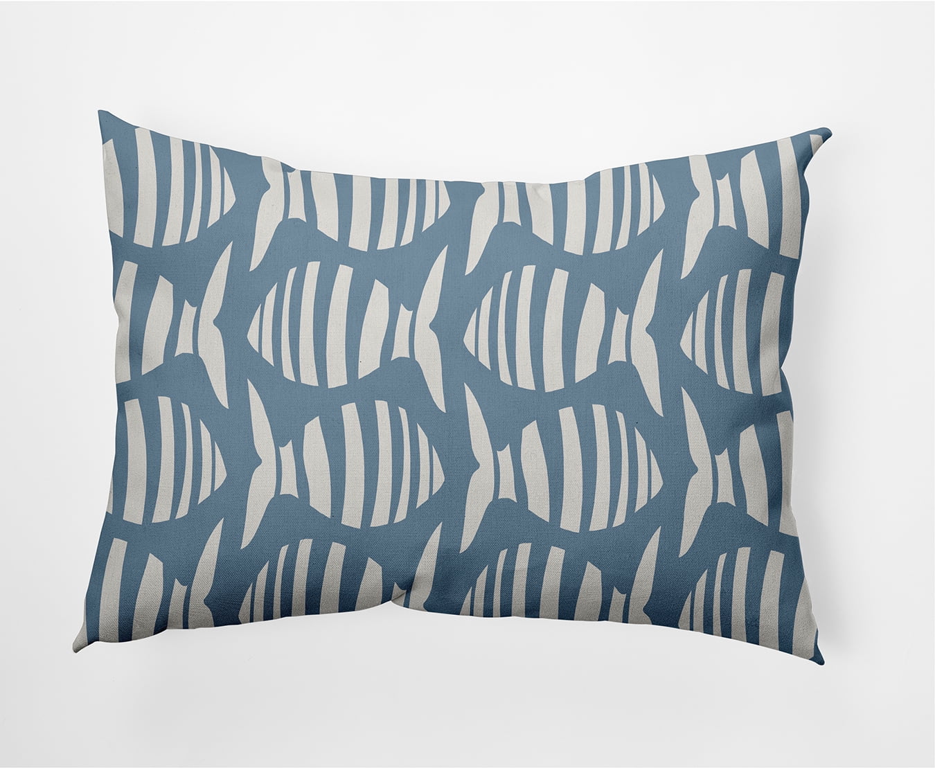 Simply Daisy 14" x 20" Swimming School Nautical Decorative Indoor Pillow