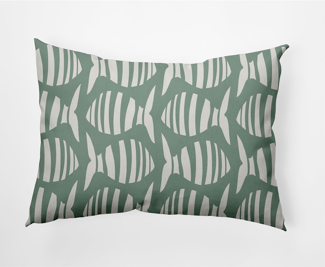Simply Daisy 14" x 20" Swimming School Nautical Decorative Indoor Pillow