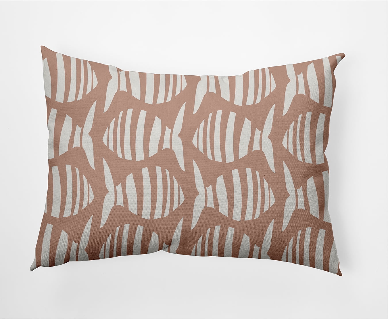 Simply Daisy 14" x 20" Swimming School Nautical Decorative Indoor Pillow