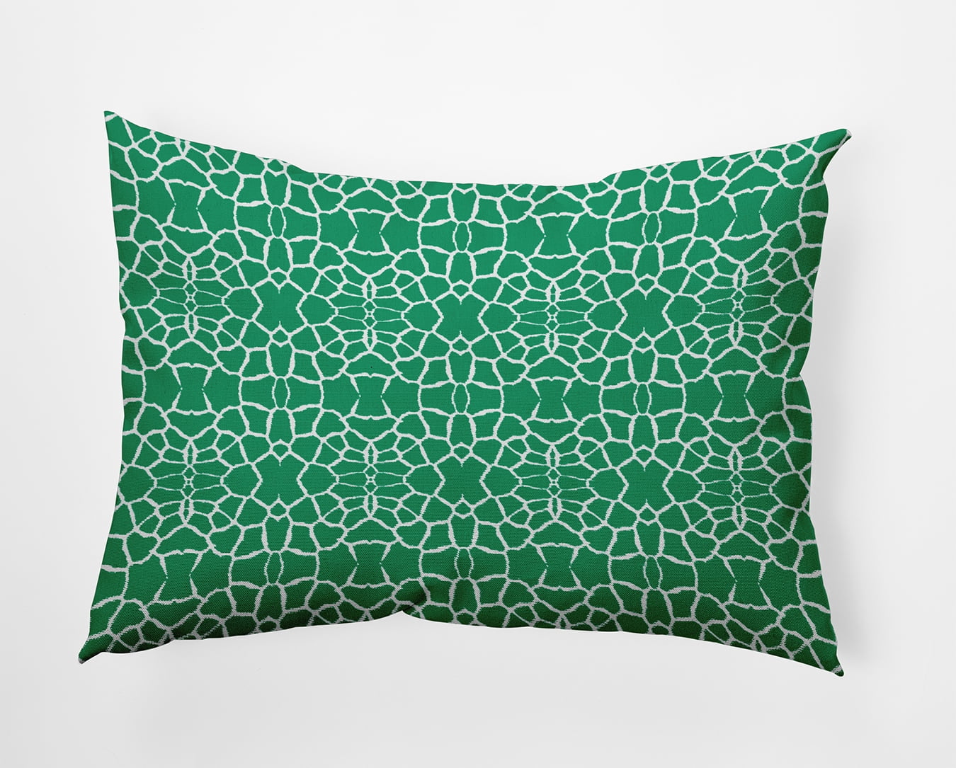 Simply Daisy 14" x 20" Tiny Giraffe Pattern Decorative Throw Pillow, True Mint (1 count)