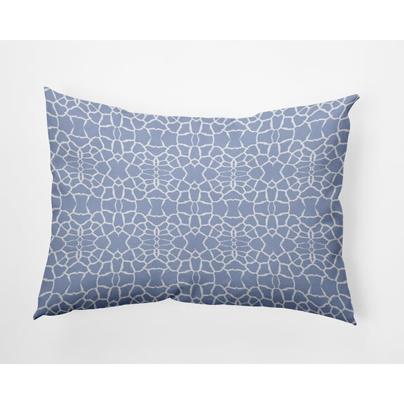 Simply Daisy 14" x 20" Tiny Giraffe Pattern Indoor/Outdoor Throw Pillow, Peri (1 count)