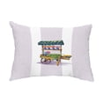 thumbnail image 1 of Simply Daisy, 14" x 20" Veggie Cart Light Purple Abstract Decorative Outdoor Pillow, 1 of 1