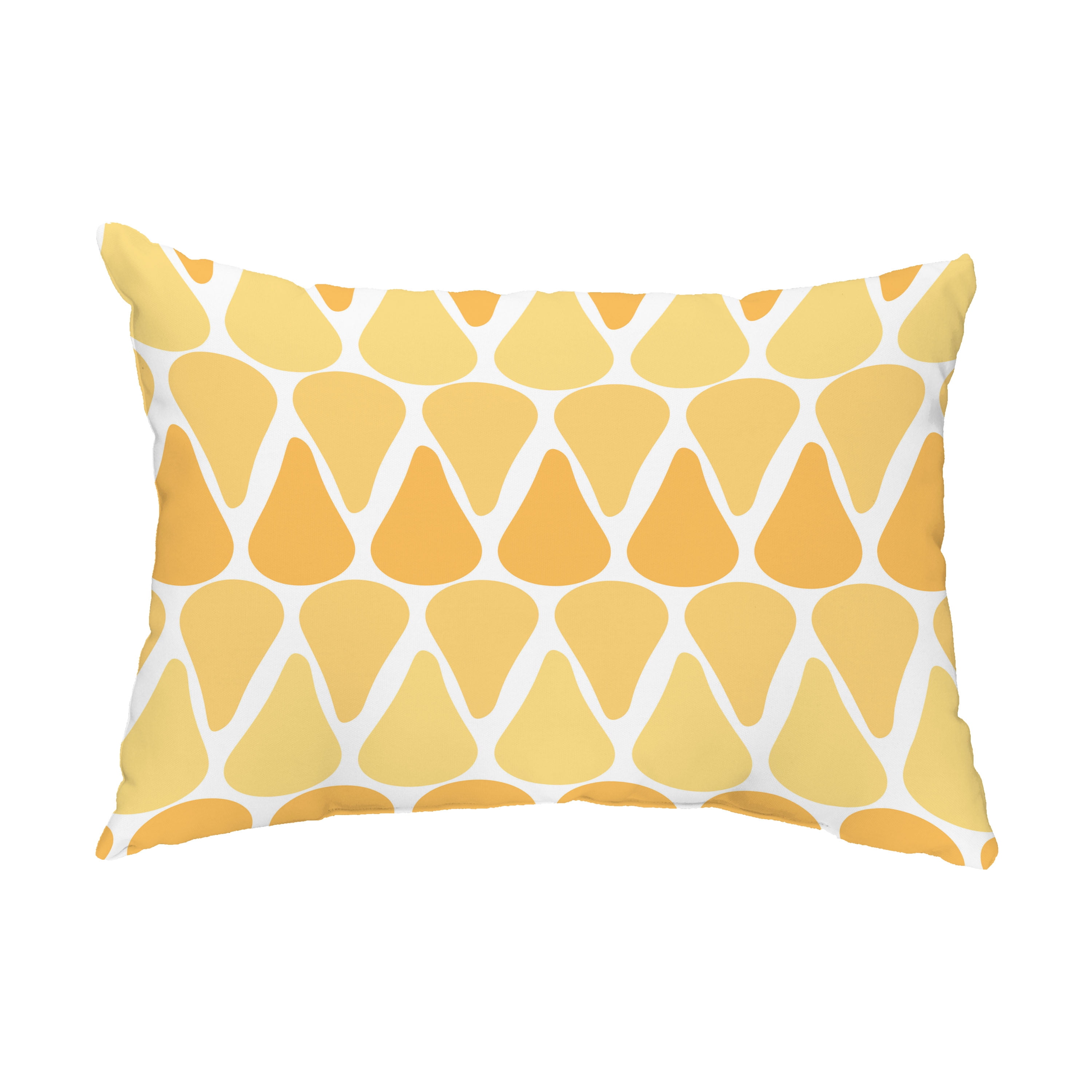 Simply Daisy, 14" x 20" Watermelon Seeds Abstract Decorative Outdoor Pillow