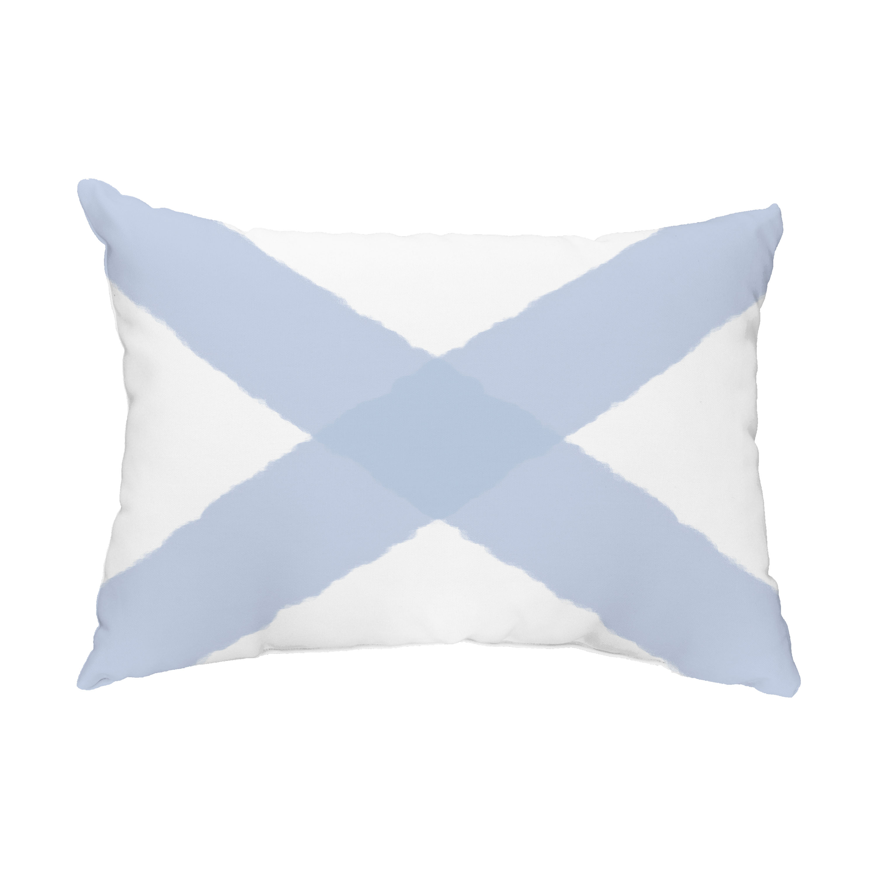 Simply Daisy, 14" x 20" X Marks the Spot Blue Nautical Decorative Outdoor Pillow