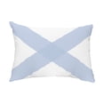 thumbnail image 1 of Simply Daisy, 14" x 20" X Marks the Spot Blue Nautical Decorative Outdoor Pillow, 1 of 1