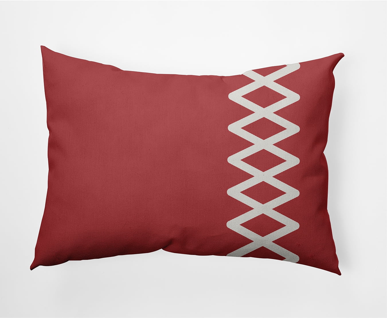 Simply Daisy 14" x 20" Zipper Stripe Nautical Decorative Indoor Pillow
