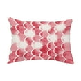 thumbnail image 1 of Simply Daisy, 14" x 20" Zircoland Red Abstract Decorative Outdoor Pillow, 1 of 1