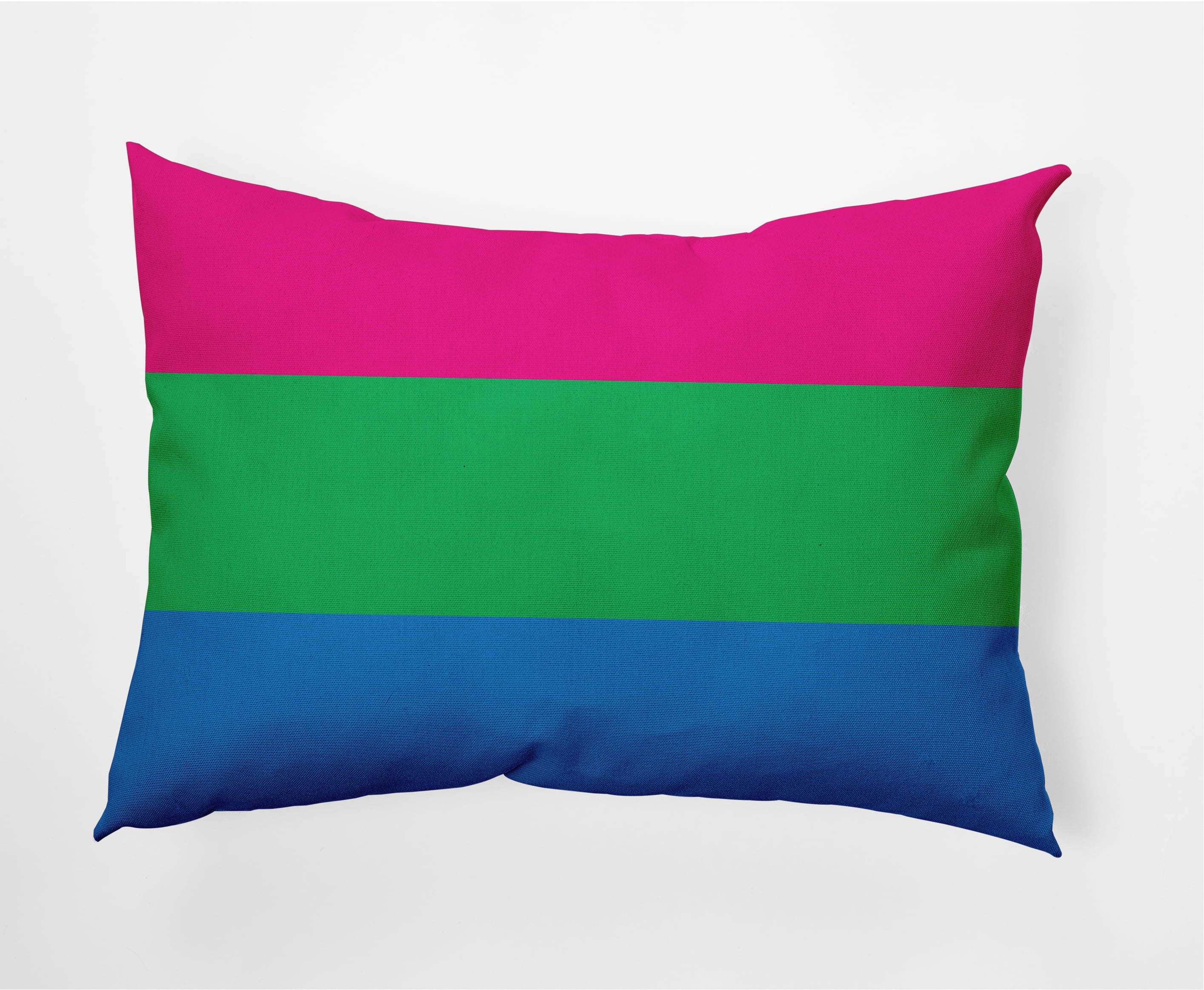 Simply Daisy 14 x 20 inch Lumbar Polysexual Flag Outdoor Throw Pillow