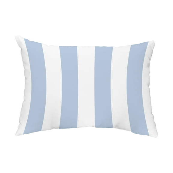 Simply Daisy, 14" x 20" pillowby Stripe Blue Decorative Stripe Outdoor Pillow