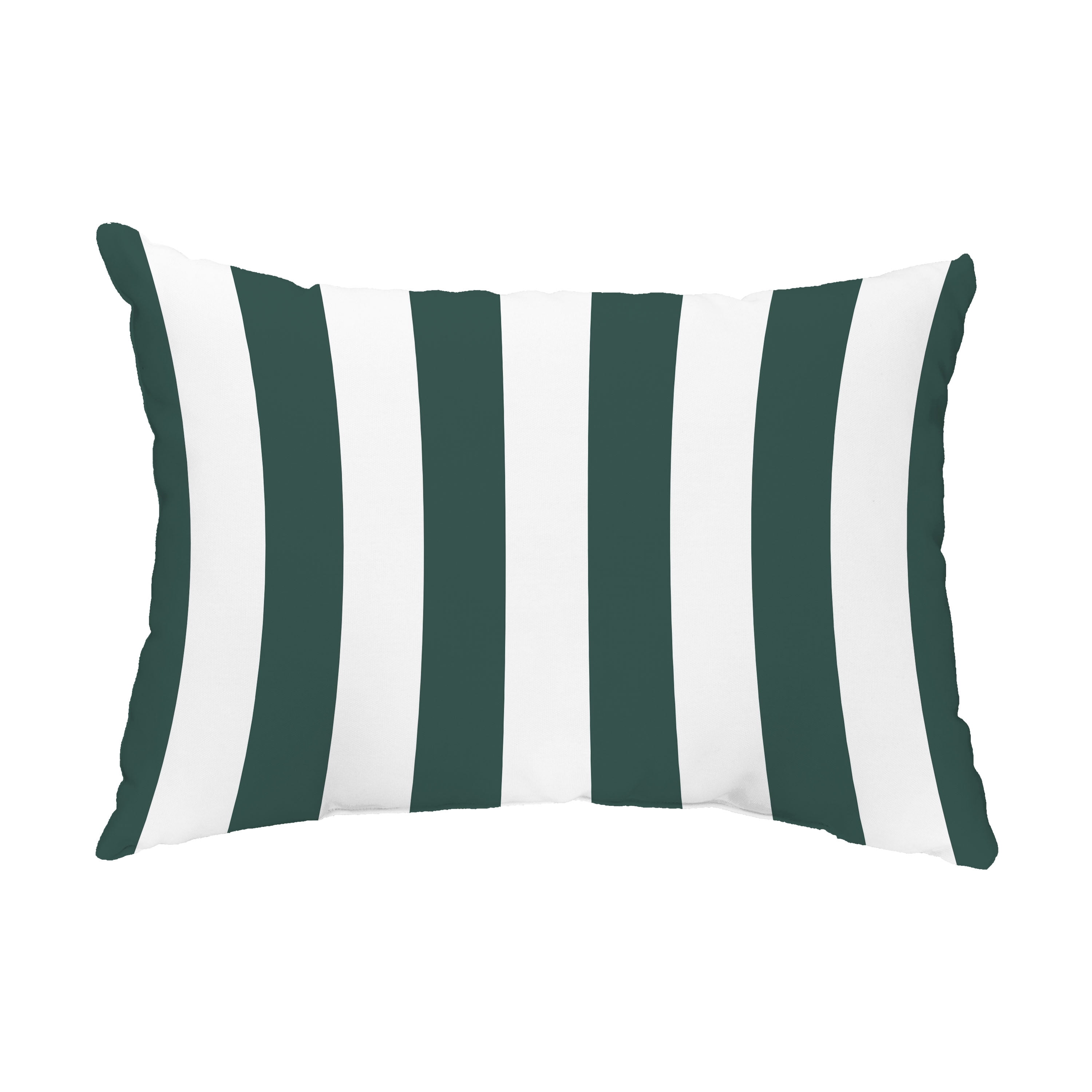 Simply Daisy, 14" x 20" pillowby Stripe Green Decorative Stripe Outdoor Pillow