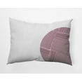 thumbnail image 1 of Simply Daisy 14x20-inch Rectangle Big Circle Polyester Indoor Pillow, Maroon Red Qty 1, 1 of 3