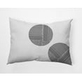 thumbnail image 1 of Simply Daisy 14x20-inch Rectangle Circles Polyester Indoor Pillow, Raven Black Qty 1, 1 of 3