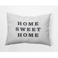 thumbnail image 1 of Simply Daisy 14x20-inch Rectangle Home Sweet Home Polyester Indoor Pillow, Grey Qty 1, 1 of 3