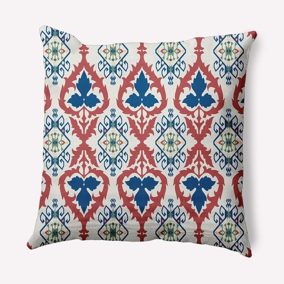 Simply Daisy 16 in x 16 in French Country Blue Polyester Throw Pillow