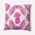 thumbnail image 1 of Simply Daisy 16 in x 16 in Tropical Pink/White Orchid Polyester Throw Pillow, 1 of 2