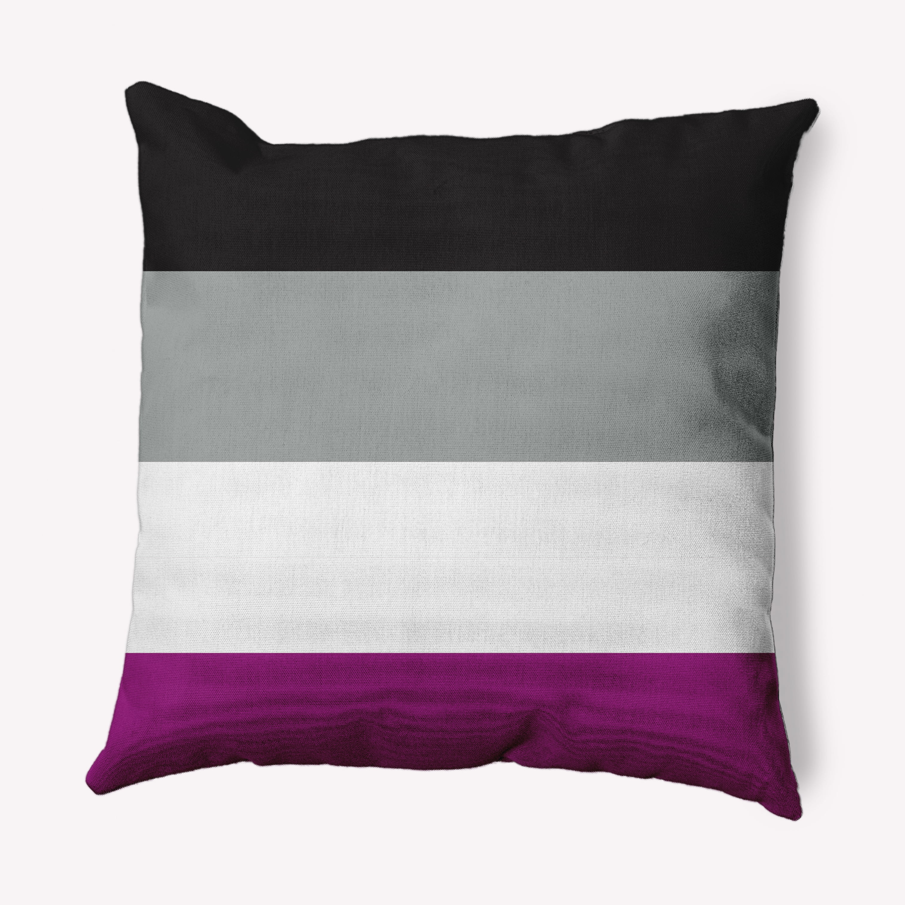 Simply Daisy 16 inch Asexual Flag Outdoor Throw Pillow