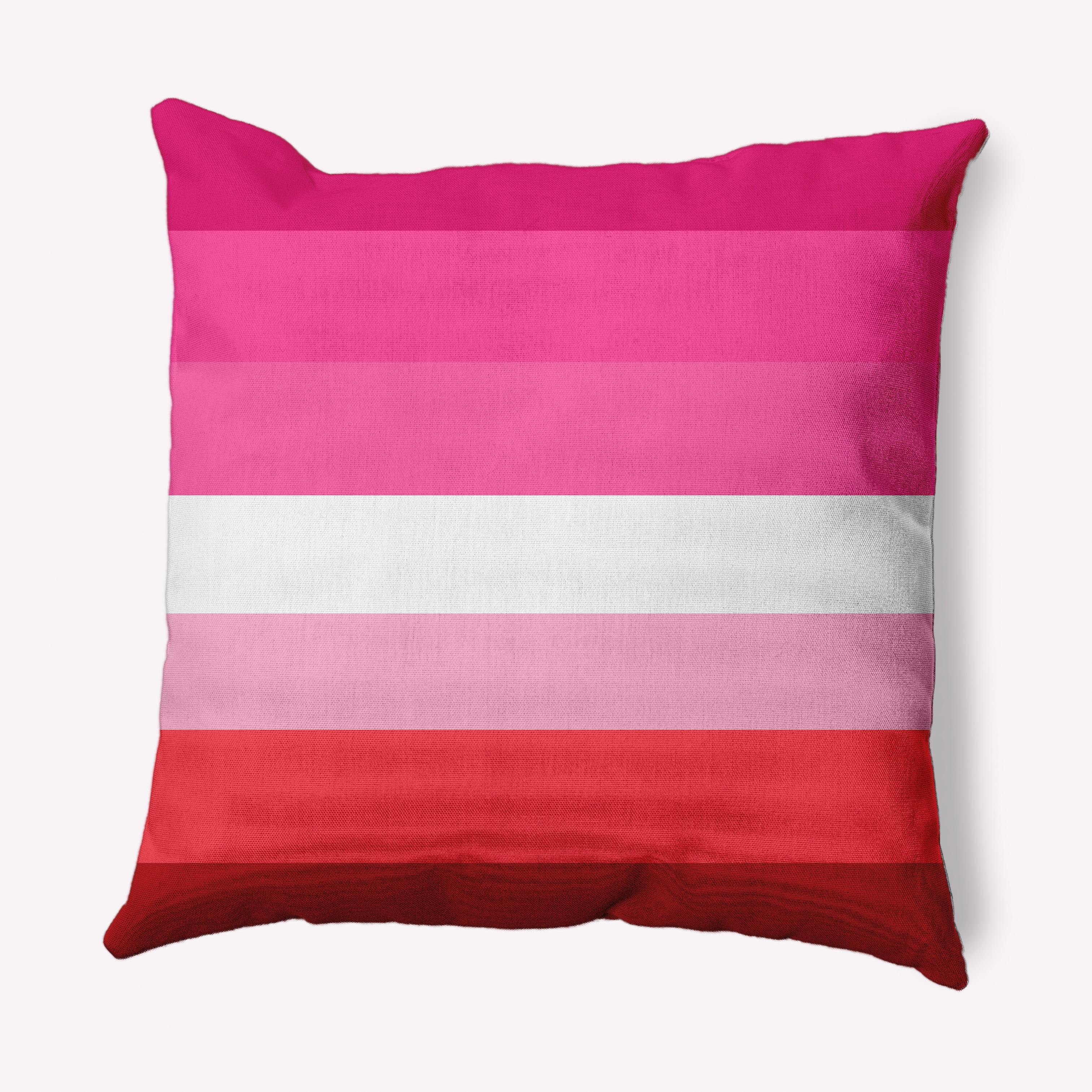 Simply Daisy 16 inch Lesbian Flag Decorative Throw Pillow