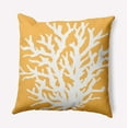 thumbnail image 1 of Simply Daisy 16-inch Square Big Seaweed Polyester Indoor Pillow, Egg Yolk Yellow Qty 1, 1 of 4