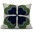 thumbnail image 1 of Simply Daisy 16" x 16" 4 Leaf Clover Holiday Floral Print Pillow, 1 of 2