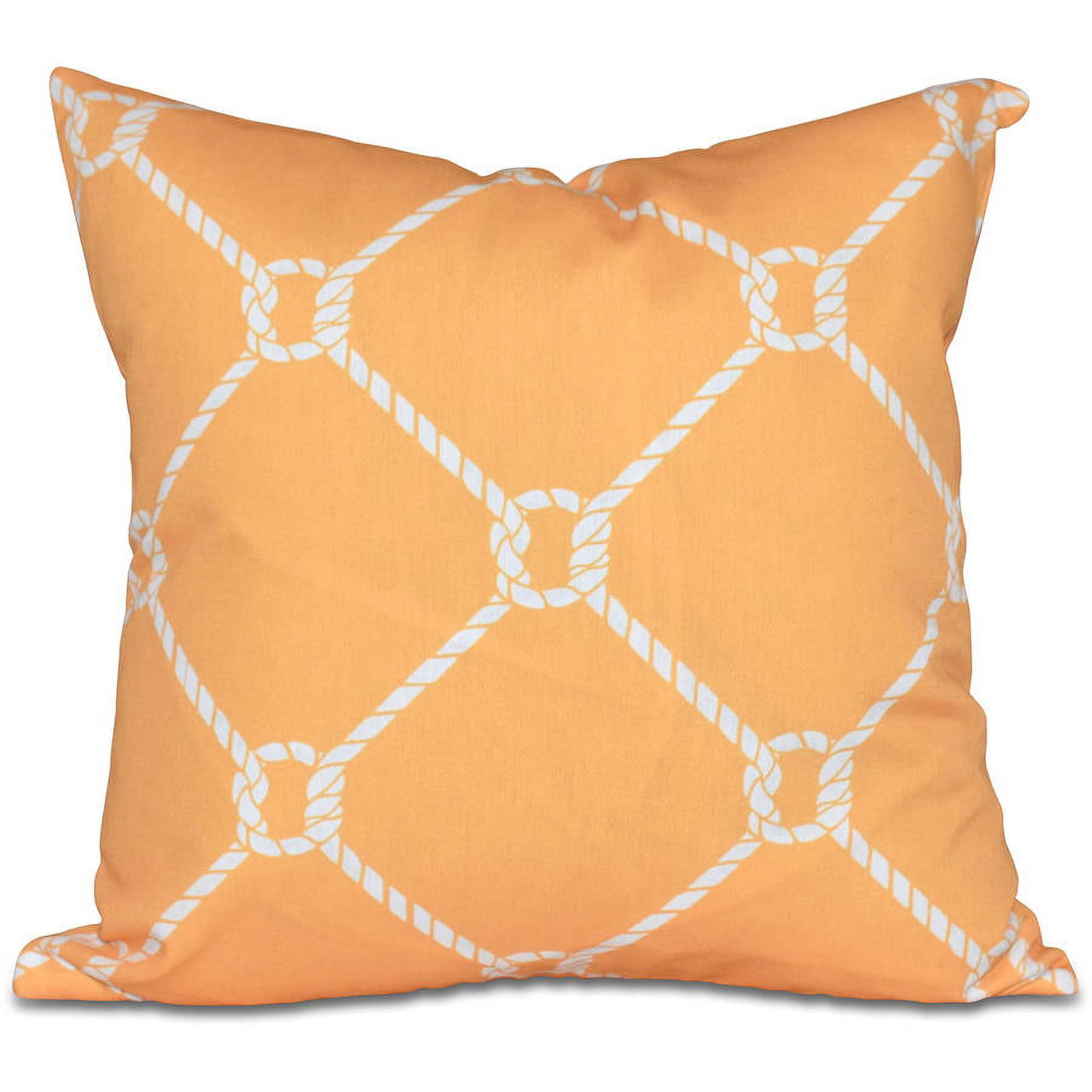 Simply Daisy 16" x 16" Ahoy! Geometric Print Outdoor Pillow